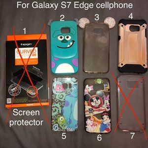 Samsung Galaxy S7 Edge Cases + Screen Protecter